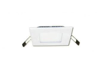 Spoturi LED - SPOT LED PATRAT SLIM 3W LUMINA CALDA