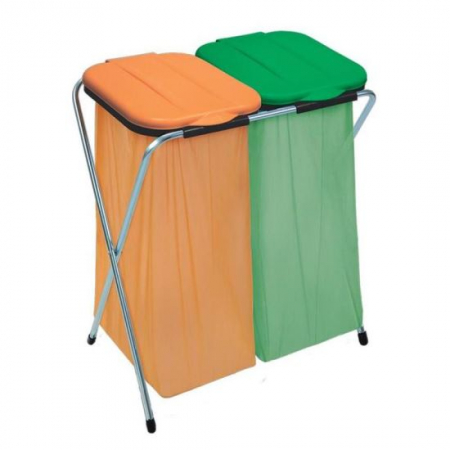Cosuri de gunoi - SUPORT PENTRU 2 SACI DE GUNOI 66X42X78 CM ECOFIX, STREND PRO