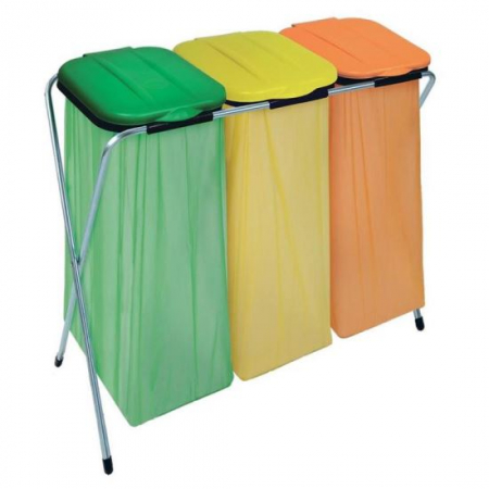 Cosuri de gunoi - SUPORT PENTRU 3 SACI DE GUNOI 96X42X78 CM ECOFIX, STREND PRO
