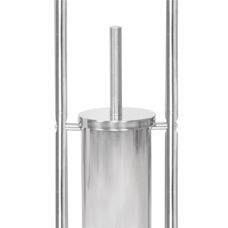 SUPORT PENTRU HARTIE IGIENICA CU PERIE WC, METAL, CROMAT, 72 CM, SPRINGOS [6]