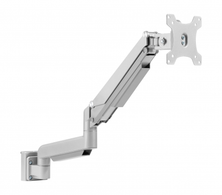 Accesorii Birou - SUPORT PENTRU MONITOR, MONTABIL PE PANOUL SLATWALL, SILVER