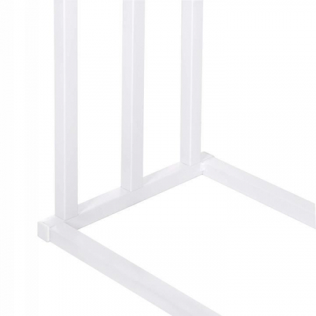 SUPORT PENTRU PROSOAPE DE BAIE, METALIC + BAMBUS, 3 BRATE, ALB, 45X21.5X84 CM, SPRINGOS [3]