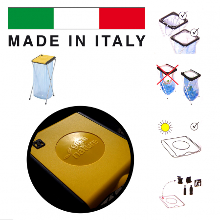 SUPORT PENTRU SAC DE GUNOI, MENAJER 38X40X82 - GIMI ITALIA [3]