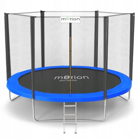 Corturi si casute copii - Trambulină de grădină MOTION FT8 / 244cm cu scară,Albastra