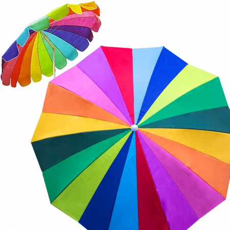Umbrele si Pergole - Umbrelă de plajă multicoloră
