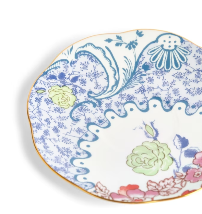 Butterfly Bloom set ceasca si farfurie ceai bleu&roz [8]