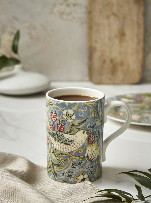Cana Strawberry Thief - Chocolate colectia Morris&Co [2]