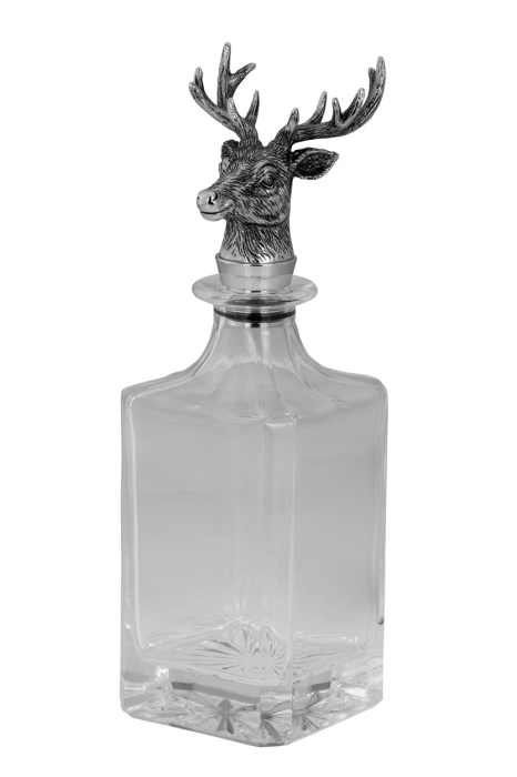 Carafă cristal whisky cu dop argintat cerb [7]