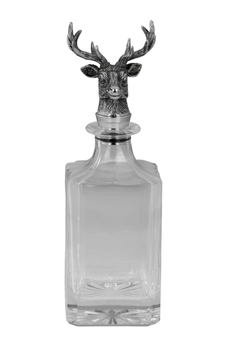 Carafă cristal whisky cu dop argintat cerb [6]