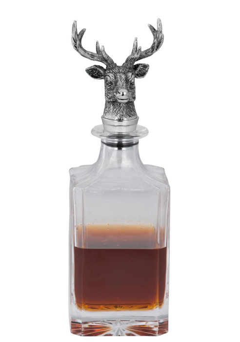 Carafă cristal whisky cu dop argintat cerb [3]