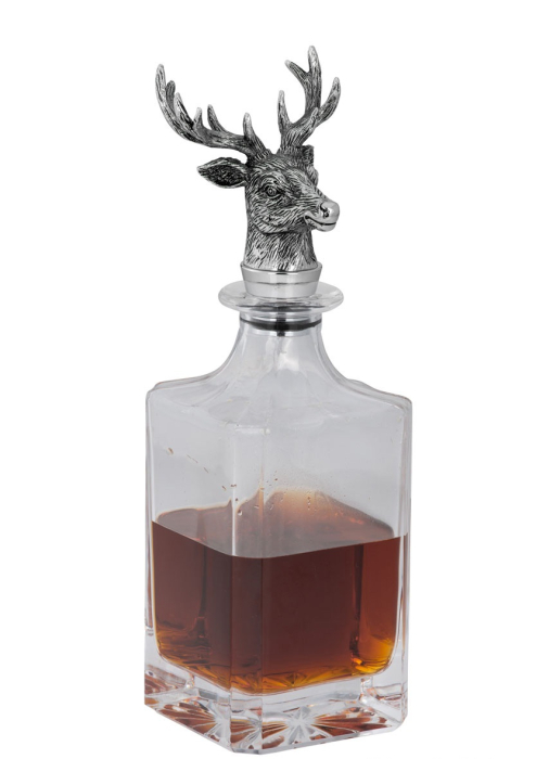 Carafă cristal whisky cu dop argintat cerb [2]