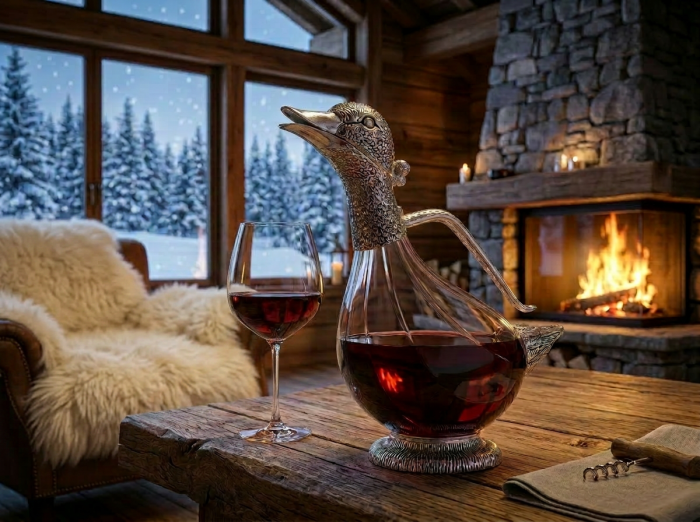 Carafa vin argintata rata [5]