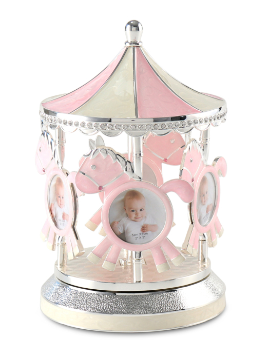Carusel muzical caluti roz cu rame foto [2]