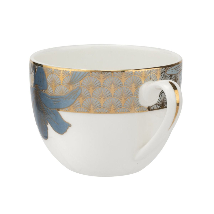 Ceasca ceai cu farfurie colectia Blue Lily [4]