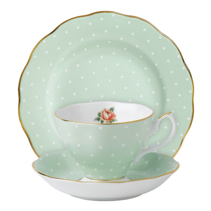Ceasca cu farfurie ceai Polka Rose [5]