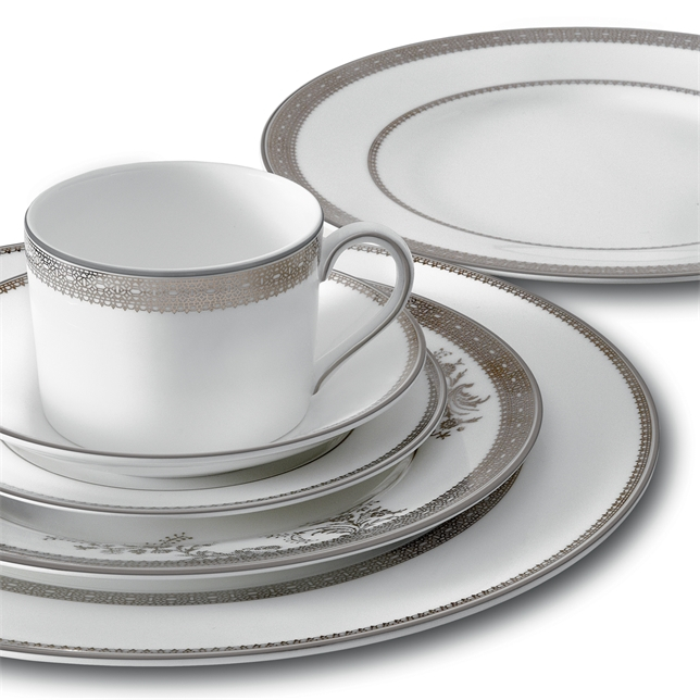 Ceasca cu farfurie ceai VeraWang LacePlatinum [2]
