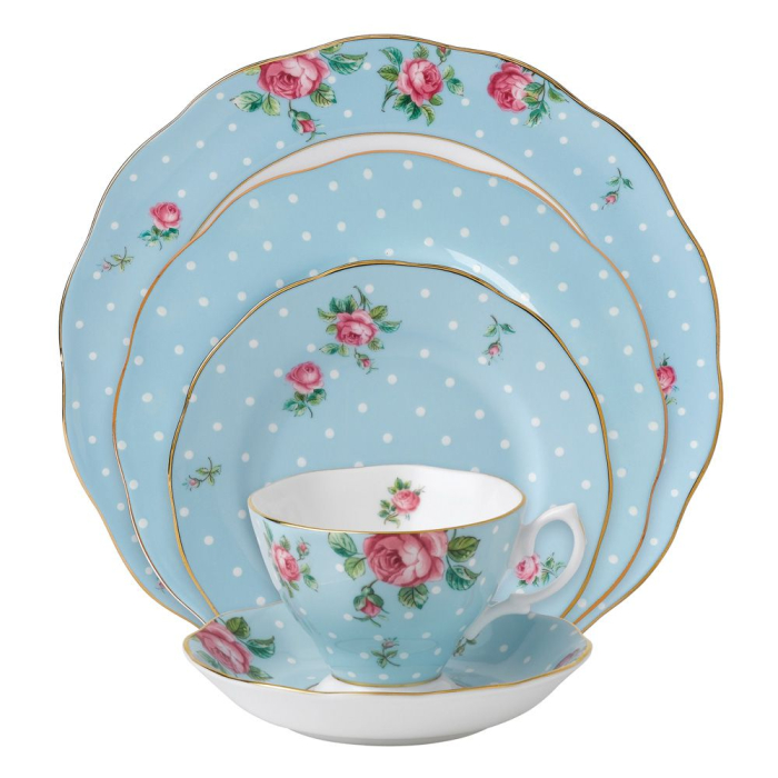Farfurie supa Polka Blue 24 cm [2]