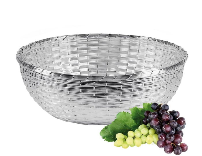 Cos paine/fructe argintat rotund [3]