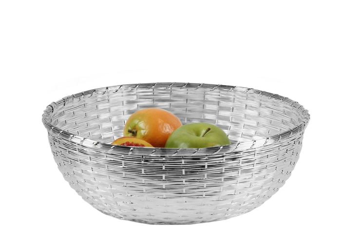 Cos paine/fructe argintat rotund [4]