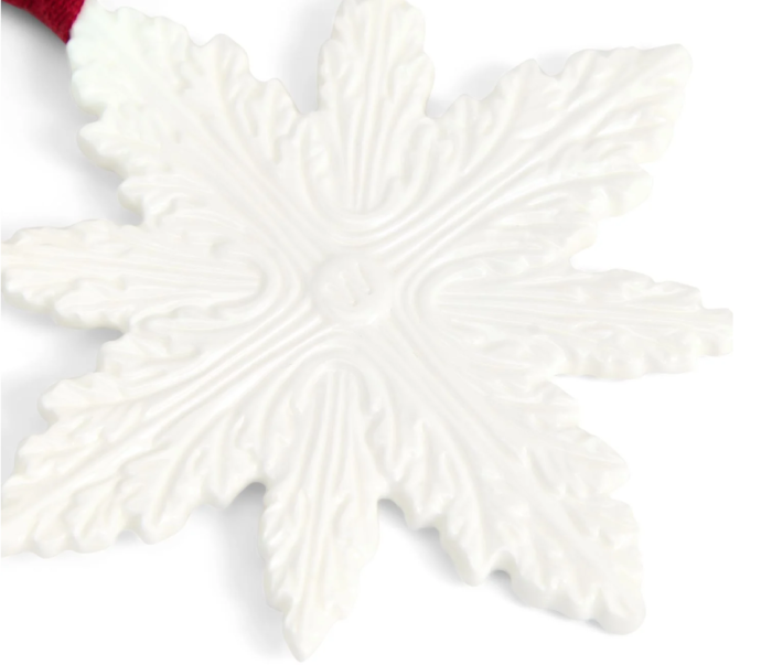 Deco Craciun Jasper Snowflake alb [2]