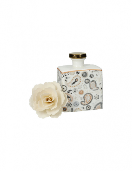 Difuzor parfum portelan cu floare Bianco [2]