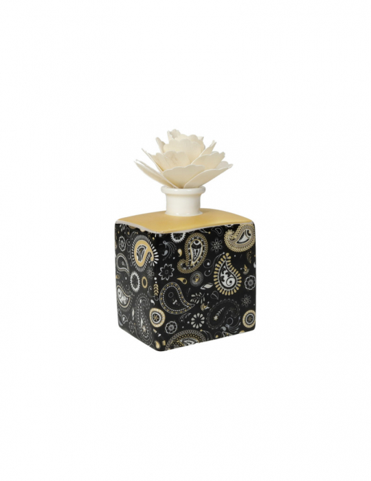Difuzor parfum portelan cu floare Nero [1]