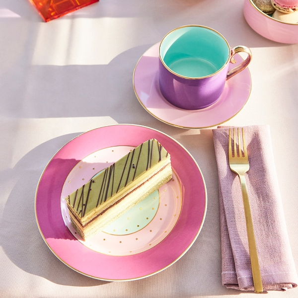 Fancy set 4 farfurii desert 20cm, culori diferite [7]