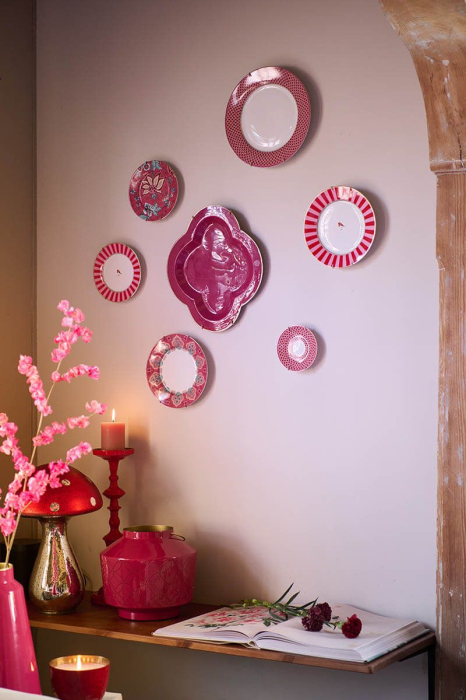 Farfurie 21 cm Deco FestivalFlowerRed [2]