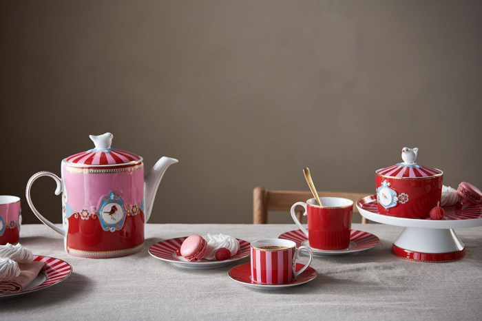 Farfurie 26,5 cm LoveBirdsRed [4]