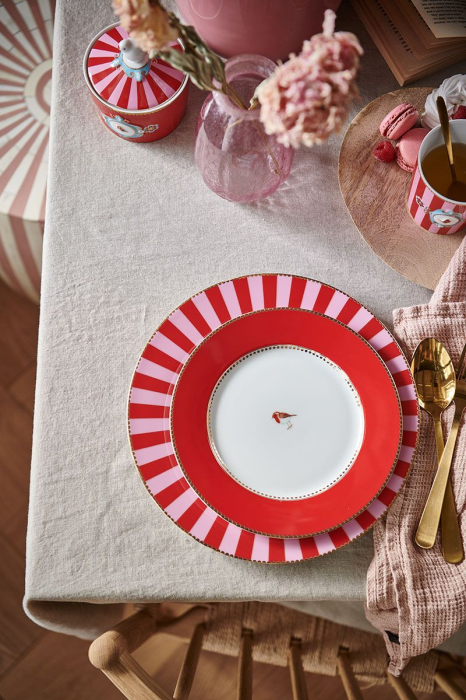Farfurie 26,5 cm LoveBirdsRed [2]
