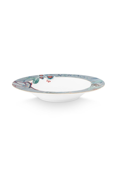 Farfurie supa 21.5 cm FestivalFlowerBlue [2]