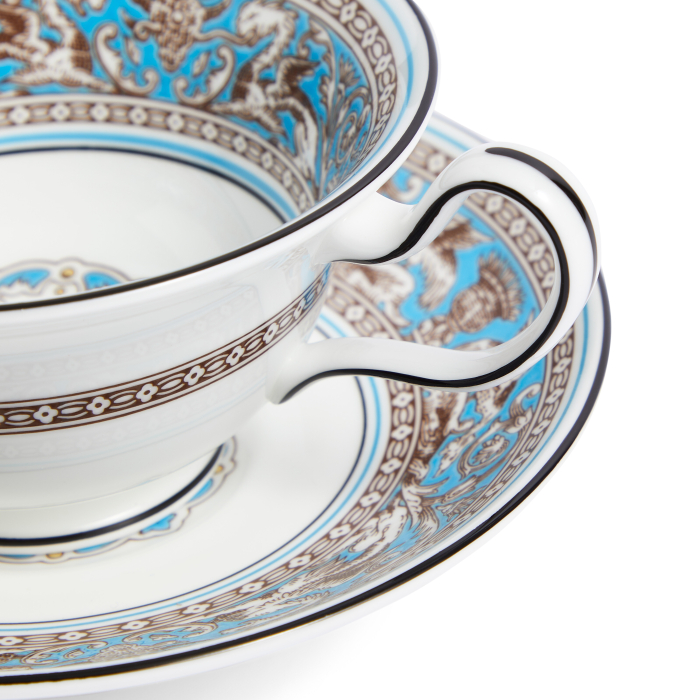 Florentine Turquoise ceasca ceai cu farfurie [2]