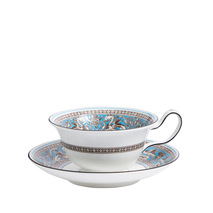 Florentine Turquoise ceasca ceai cu farfurie [1]