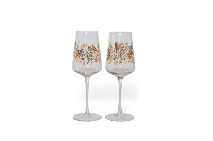 Gold Leaf set 2 pahare vin [4]