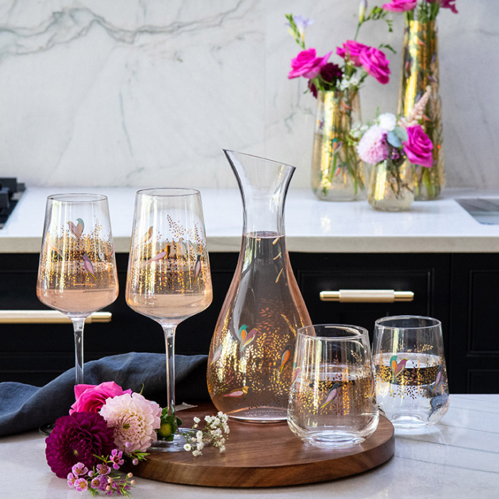 Gold Leaf set 2 pahare vin [3]