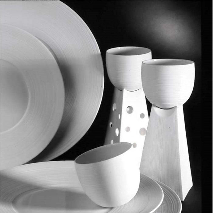 Hemisphere Satine White Bol Mare salata [2]