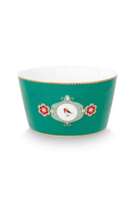 Love Birds Green bol 15 cm [3]