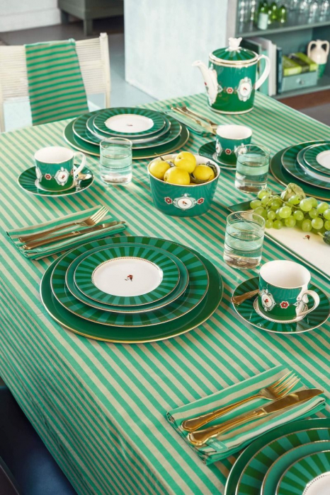 Love Birds Verde farfurie 21 cm [3]