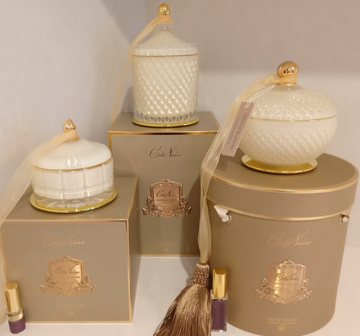 Lumanare ArtDecoCream mare [2]