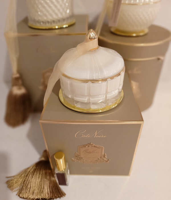 Lumanare ArtDecoCream mica [3]
