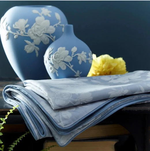 Magnolia Blossom vaza mica portelan jasper blue [7]