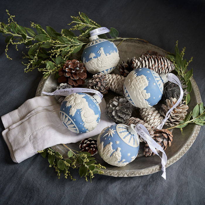 Ornament Craciun W "Christmas Sky at Night" glob [3]