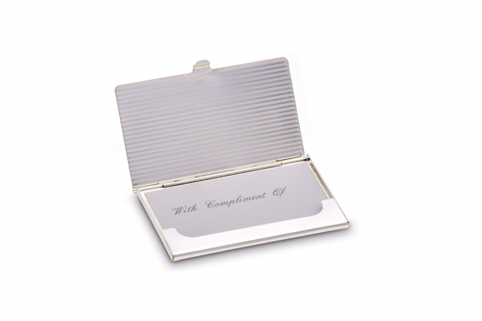 Port card argintat cu model [2]