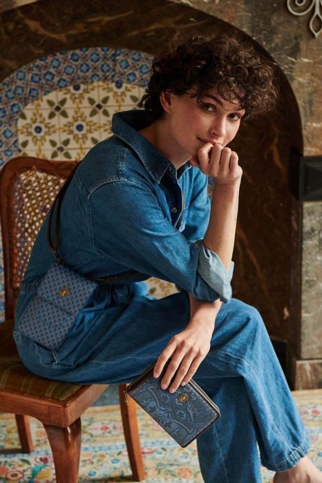 Portofel Kyoto albastru denim [4]