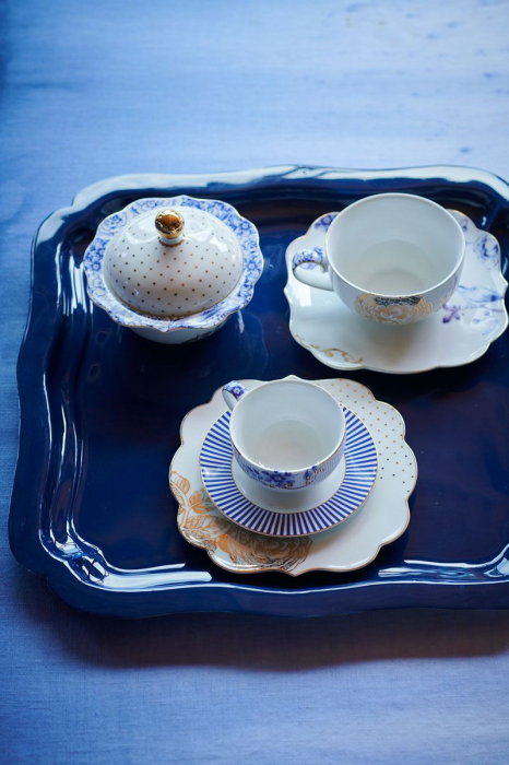 Royal White ceasca si farfurie espresso [5]