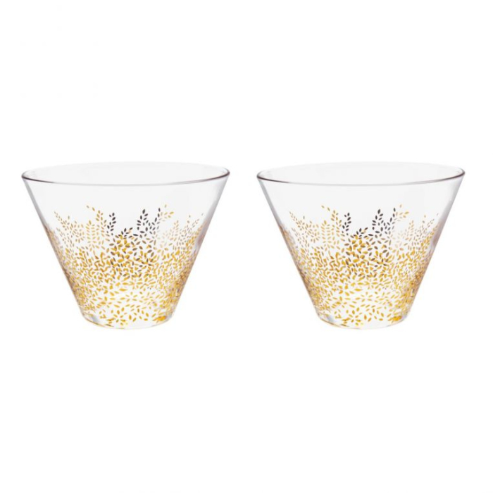 Gold Leaf set 2 boluri sticla [3]