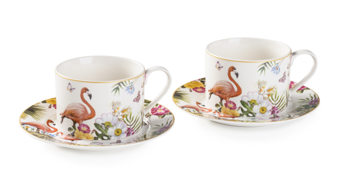 Set 2 cesti cafea portelan colectia Jungle [3]