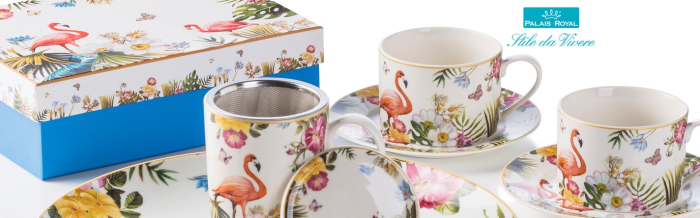 Set 2 cesti cafea portelan colectia Jungle [2]