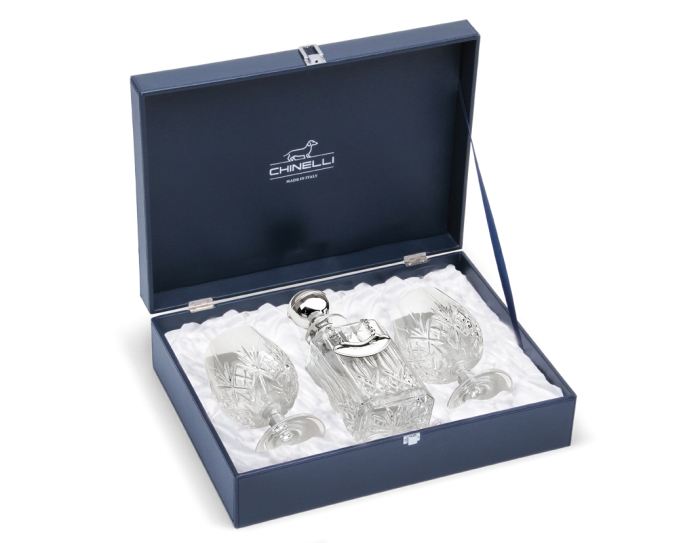 Set 2 pahare si carafa cristal cognac Opera [2]