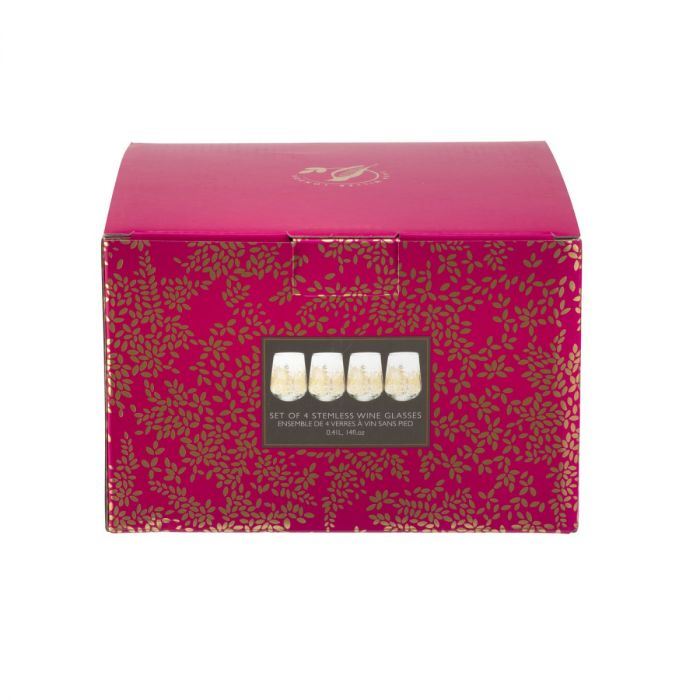 Set 4 pahare whisky colectia Chelsea Gold Leaf [4]